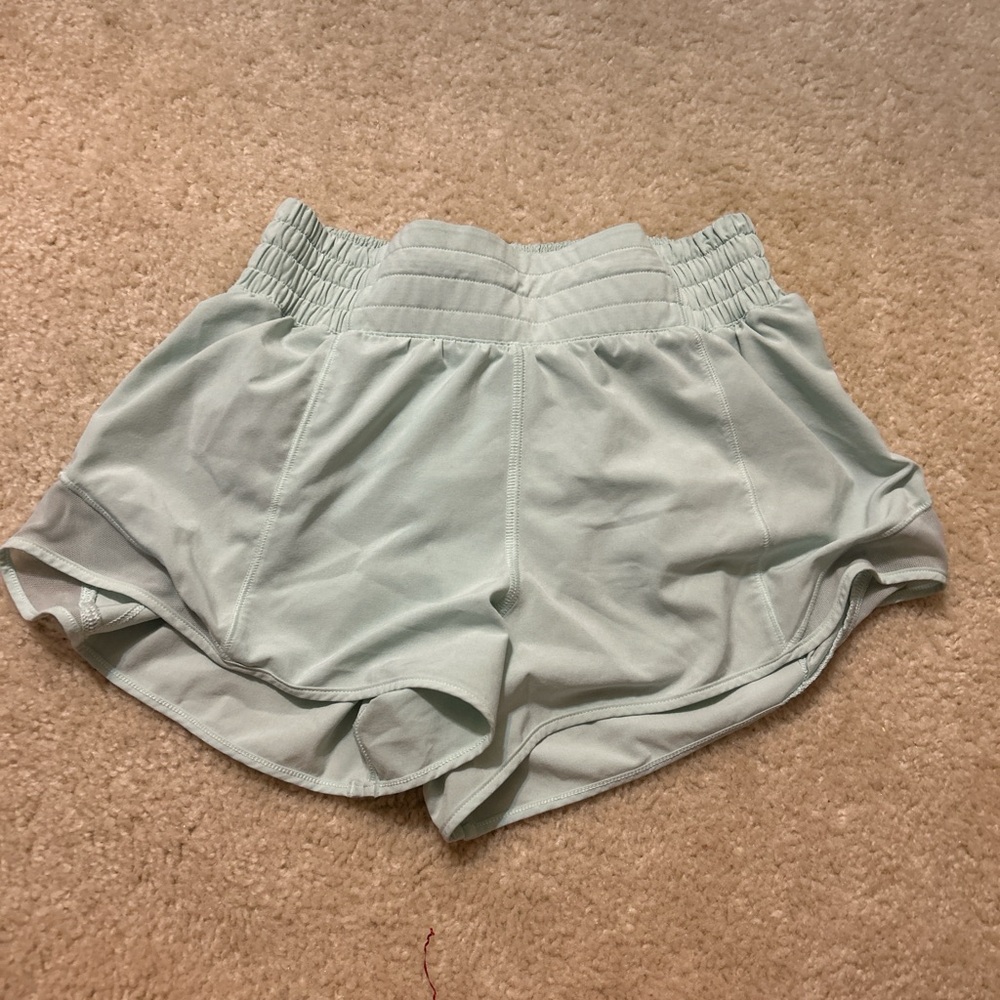 Lululemon Athletica Light Green Athletic Shorts